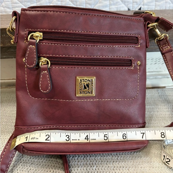 Stone & Co. Wine Crossbody Bag - Picture 4 of 5